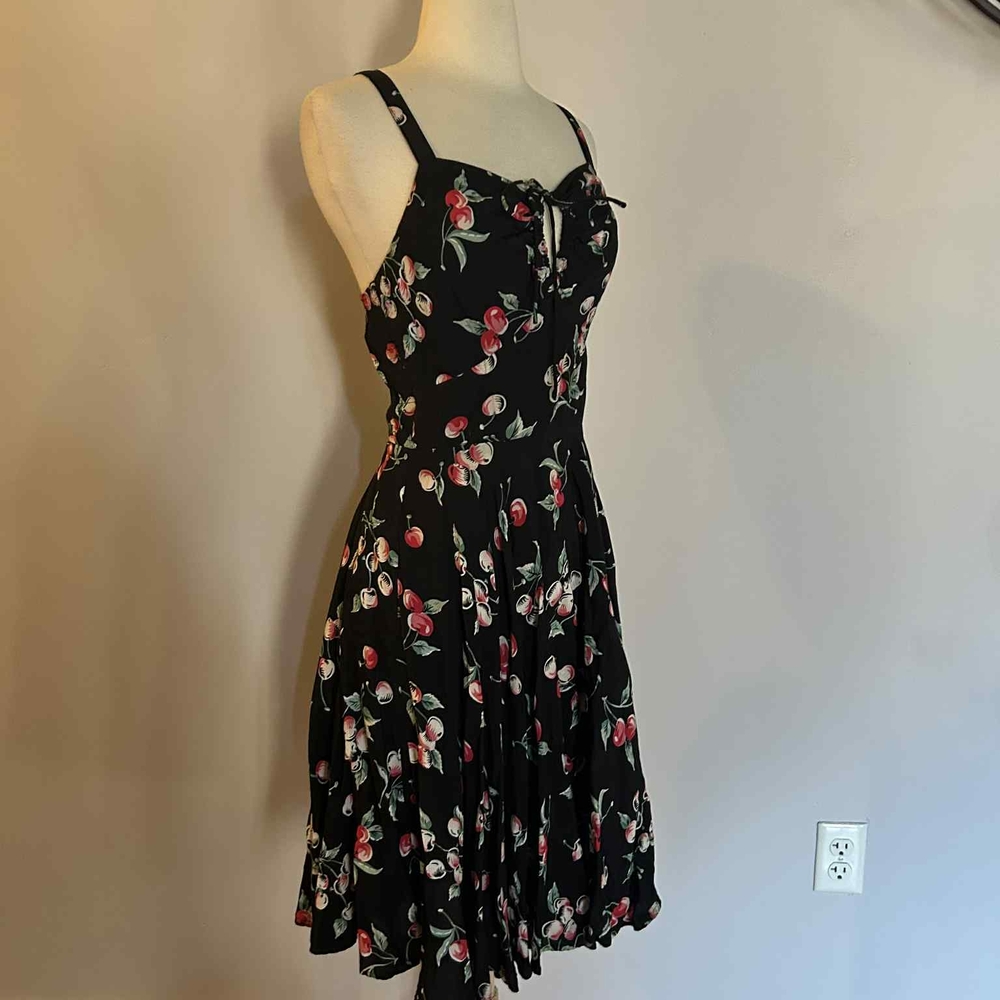Trashy Diva Black Cherry Floral Mini Dress